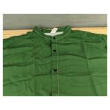 3 Men's Short Sleeve Button Up Dress Shirts - Green, White, Blue - Size 3XL Brand New