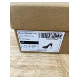 Elisabet Tang Women's Black Patent Leather Stilletto Heels Size 7 - Brand New