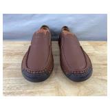 Slip-On Brown Moccasin Shoes, Men's Size 12 - Brand New