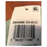 Fresh Sage & Dust Women's Puffer Vest, Size Medium - Brand New *S