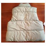 Fresh Sage & Dust Women's Puffer Vest, Size Medium - Brand New *S