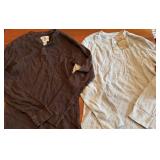 Roebuck & Co Men's Henley Thermal Long Sleeve Shirts, Size Medium *S
