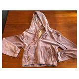 John Galt Women's Light Brown Hooded Zip Up Sweatshirt, Size 1SZ *S