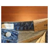 PACSUN Mickey Blue Denim Women's Size 26 Ivy High Rise Festival Shorts - $52.95 Retail - Brand New *S