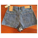 PACSUN Mickey Blue Denim Women's Size 26 Ivy High Rise Festival Shorts - $52.95 Retail - Brand New *S