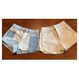 PacSun Patchwork Denim Women's Size 24 Shorts & Wild Fable Women's Size 00 Shorts *S
