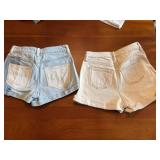 PacSun Patchwork Denim Women's Size 24 Shorts & Wild Fable Women's Size 00 Shorts *S