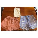 Princess Polly Size 4 & Loveriche Small Shorts with White Women's Skirt *S