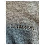 Gradual Gray Hooded Sweatshirt Women's Size Medium & Comfrt Women's Size Medium Black Sweatpants  *S