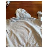 Gradual Gray Hooded Sweatshirt Women's Size Medium & Comfrt Women's Size Medium Black Sweatpants  *S