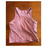 Lululemon Women's Lavender & Pink Ribbed Tank Tops - Size Small *S