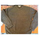 Men's Clothing Lambswool Sweater, Sweater Vest, Plain Flannel Shirt, Wool V Neck Sweater *S