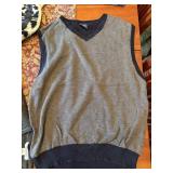 Men's Clothing Lambswool Sweater, Sweater Vest, Plain Flannel Shirt, Wool V Neck Sweater *S