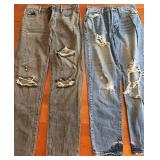 Forever 21 Size 26 & PacSun Size 25 Denim Women's Jeans *S