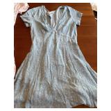 L.A. Hearts Women's Size Small Blue & White Polka Dot Dress *S
