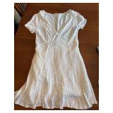 L.A. Hearts Women's Size Small Blue & White Polka Dot Dress *S