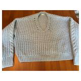 L.A. Hearts Light Blue Knit Women's Size Small & H&M Divided Size XS Sweaters *S