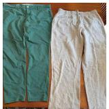 Mossimo Supply Co Skinny Green Women's Pants - Size 17 & Laura Scott Grey Sweatpants - Size Large *S