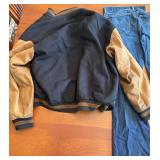 Levi's 527 Men's 34 x 36 Jeans & ESPN Wool and Leather Men's XL Jacket *S