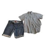 Zoo York Shirt Men's Medium & Arizona Jeans Shorts Women's size 13 *S