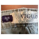VIGOLD Women's Size 13-14/32 Pants & Cub Room Argyle Cardigan Sweater Size Men's Medium *S
