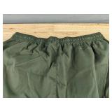 4 Pairs Men's Elastic Waist Cargo Shorts Size XXL Green, Black, Grey, Tan - Brand New