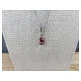 Spider-Man Charm Silver Color Necklace 18.5' - Brand New