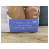 Ellen Tracy Essentials Seamless Brief Size Women's M Beige, 5 Pack - Brand New