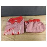 Men's Short Set Size Medium Rose & Yellow Floral Heart - Brand New