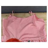 Pink Horse Print Spaghetti Strap Long Dress Size Women's Large - Brand New