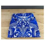 Men's Blue Floral Button-Up Long-Sleeve Shirt Size Large - Brand New