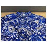 Men's Blue Floral Button-Up Long-Sleeve Shirt Size Large - Brand New