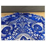 Men's Blue Floral Button-Up Long-Sleeve Shirt Size Large - Brand New