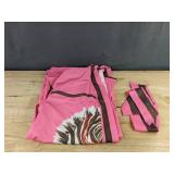 Women's Pink & Brown Zebra Cover-Up Robe Size Small - Brand New