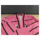 Women's Pink & Brown Zebra Cover-Up Robe Size Small - Brand New