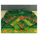 Red and Green Don't Panic It's Just Christmas Sweatshirt Unisex Size 3XL - Brand New