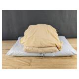 4 Round 60' Champaign Tablecloths - Brand New