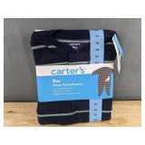 Carter's Zip-Up 1-Piece Jumpsuit, Fleece Footie Pajama, and Green Dino Romper Size 9 Month - Brand New