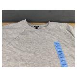 Express Women's Long Sleeve Top Light Gray Size Large, $58 Retail - Brand New