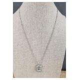 Bubble Letter 'C' Necklace 18' - Brand New