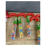 Hershey's Kisses, 2 Total, Warheads, 5 Total & Peppermint Candy Canes, 6 Total - Brand New