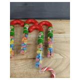 Hershey's Kisses, 2 Total, Warheads, 5 Total & Peppermint Candy Canes, 6 Total - Brand New