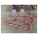 Hershey's Kisses, 2 Total, Warheads, 5 Total & Peppermint Candy Canes, 6 Total - Brand New