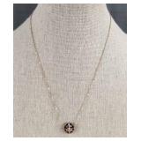 Reversible 925 Sterling Silver Necklace 15' Plus Extender - Brand New