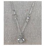 Silver-Tone Lady Bug 19' Necklace - Brand New