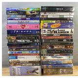 40+ Brand New DVD Movie Collection - Nip/Tuck, A Bug's Life, I Love Lucy, Friends, Spider-Man, Johnny Carson, Pursuit of Happiness, Land of the Lost, Smallville *C