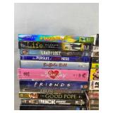 40+ Brand New DVD Movie Collection - Nip/Tuck, A Bug's Life, I Love Lucy, Friends, Spider-Man, Johnny Carson, Pursuit of Happiness, Land of the Lost, Smallville *C