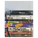 40+ Brand New DVD Movie Collection - Nip/Tuck, A Bug's Life, I Love Lucy, Friends, Spider-Man, Johnny Carson, Pursuit of Happiness, Land of the Lost, Smallville *C