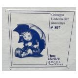 Vintage Goebel Hummel Umbrella Girl #152/B/O with Original Box 1957