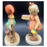 Goebel Hummel Figurines W. Germany - 'Just Resting' and 'Happy Birthday'